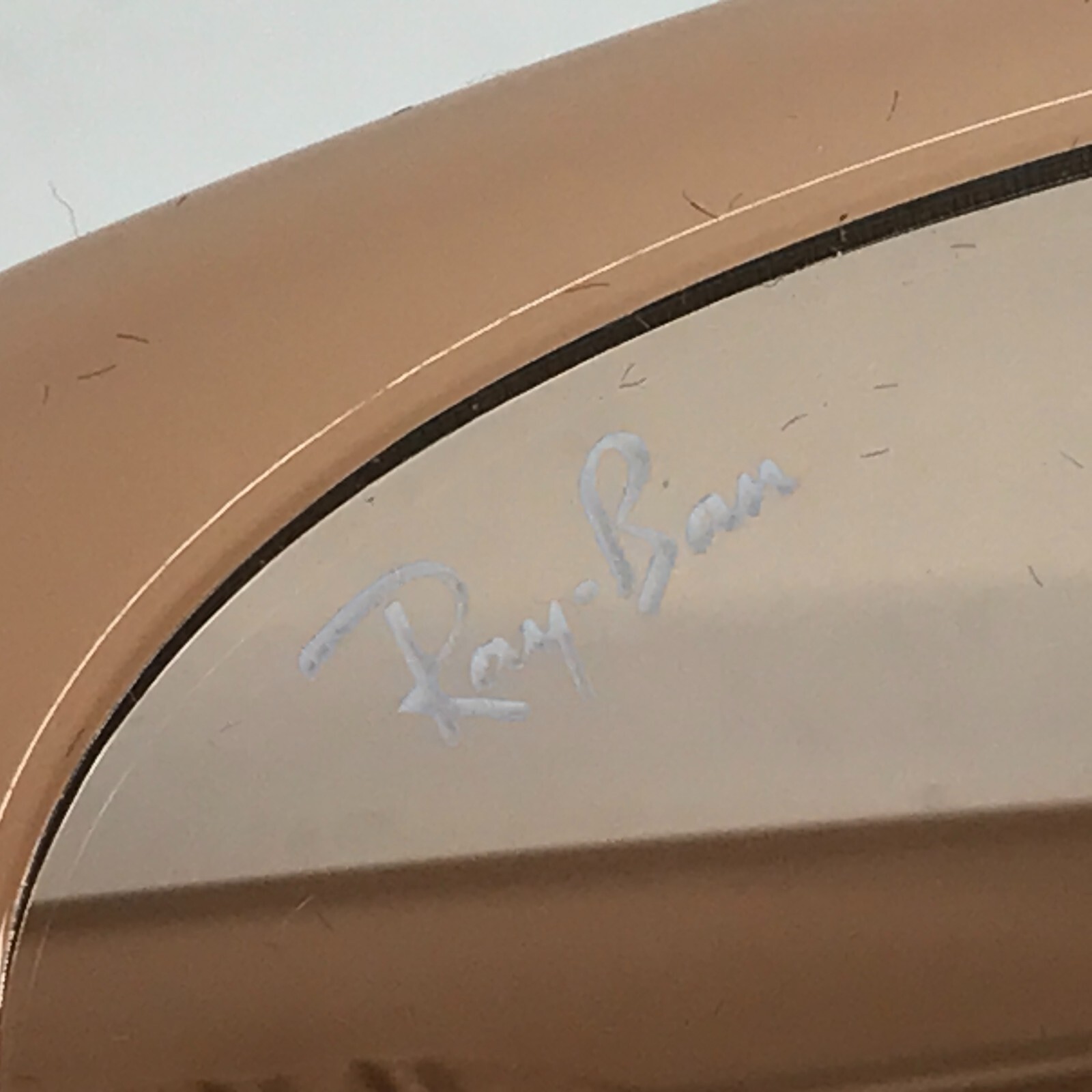 Ray-Ban Sunglasses RB4441D 678793 Opal Beige Oval Frames with Light Brown Lenses