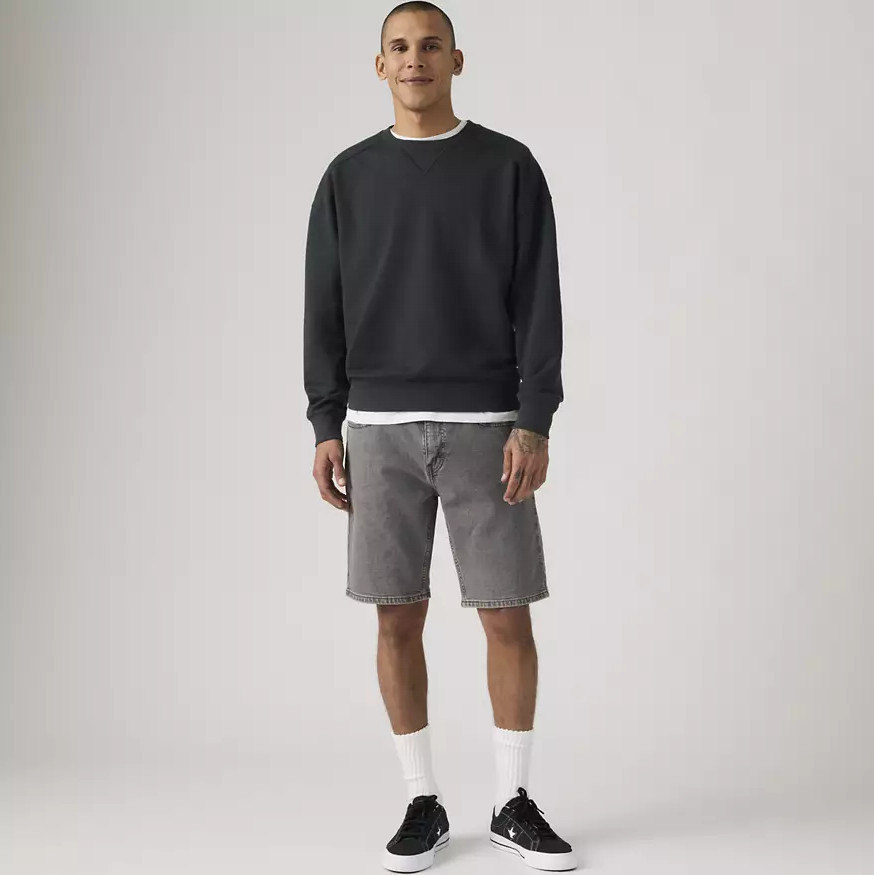Levi’s 405 Standard 10″ Men’s Shorts – Greyscale – Grey – Length 10 NEW