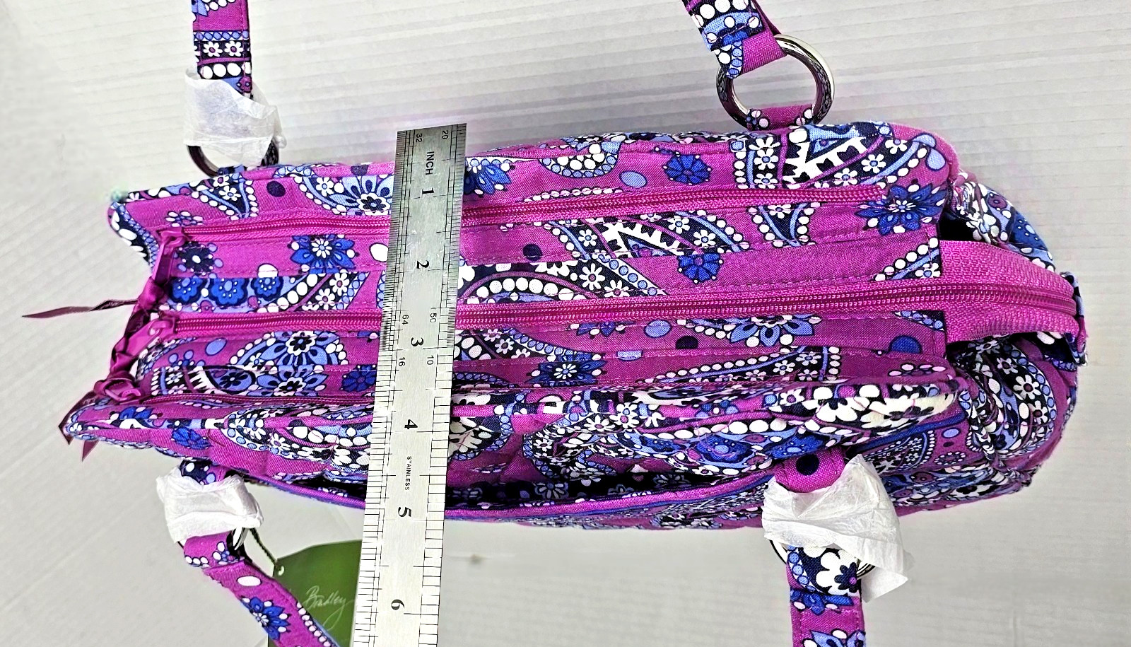 Vera Bradley Whitney Shoulder Bag in Cotton Boysenberry
