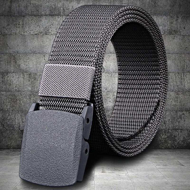 Men Casual Military Tactical Army Adjustable Quick Release Belts Pants Waistband
