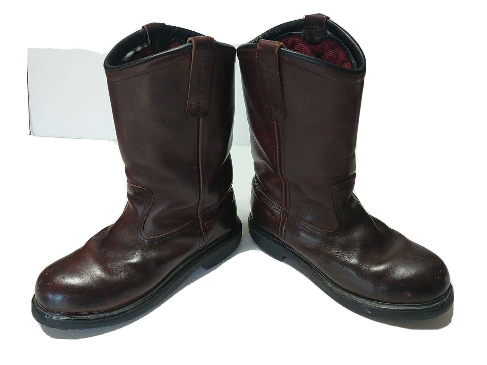 Red Wing 4441 Pecos Brown Leather Men’s Insulated Steel Toe Work Boots Sz 7D 7