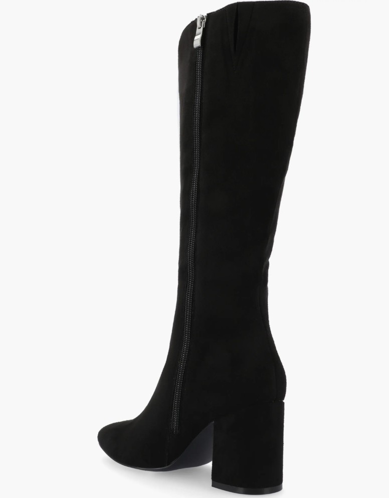 Journee Collection Ameylia Knee High Boots Black US Size 8.5W (Wide Calf)