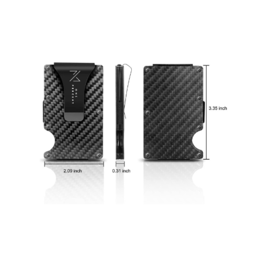 Men’s RFID Blocking Slim Money Clip Wallet Card ID Holder Thin Minimalist Gift