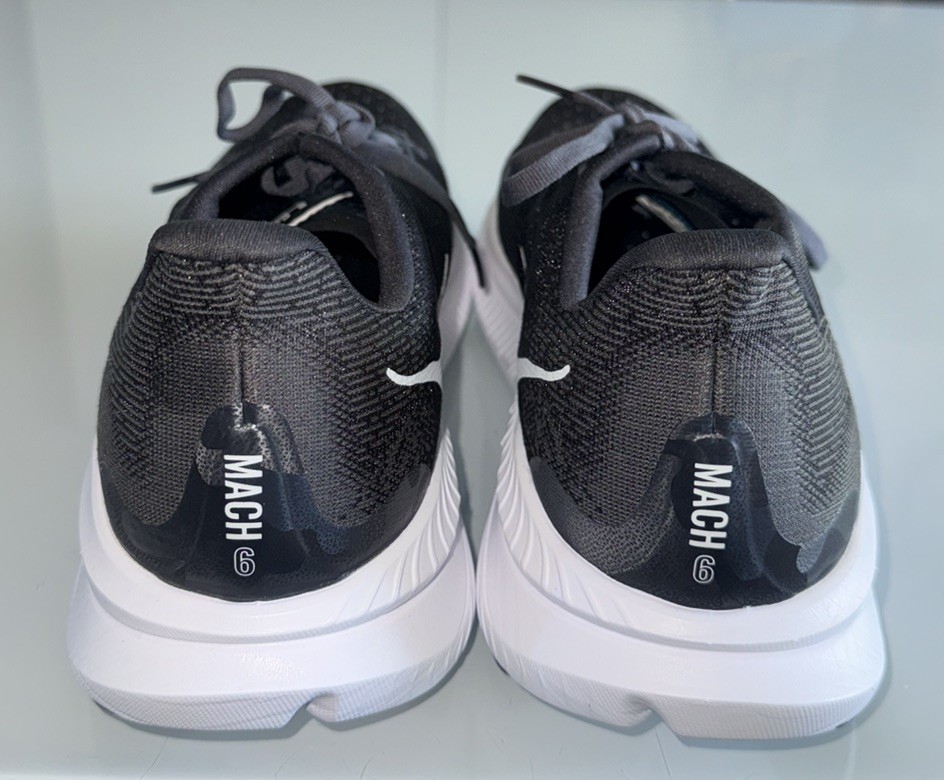Hoka One One Men’s Mach 6 1147790 BWHT Running Shoes Gym Shoes Sneakers 12.5D