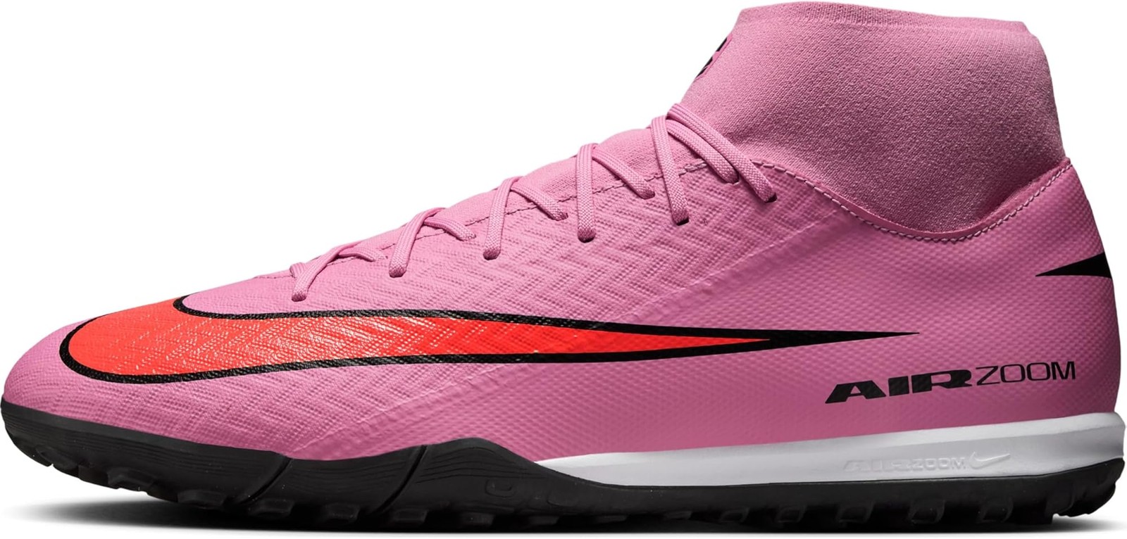 Nike Mercurial Superfly 10 Academy Turf High-Top Soccer Shoes (Magic Flamingo/To