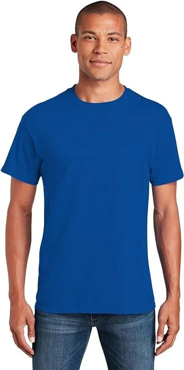 Gildan (5-pack) Royal Blue Solid Ultra Cotton Short Sleeve Blank Tee T-Shirt