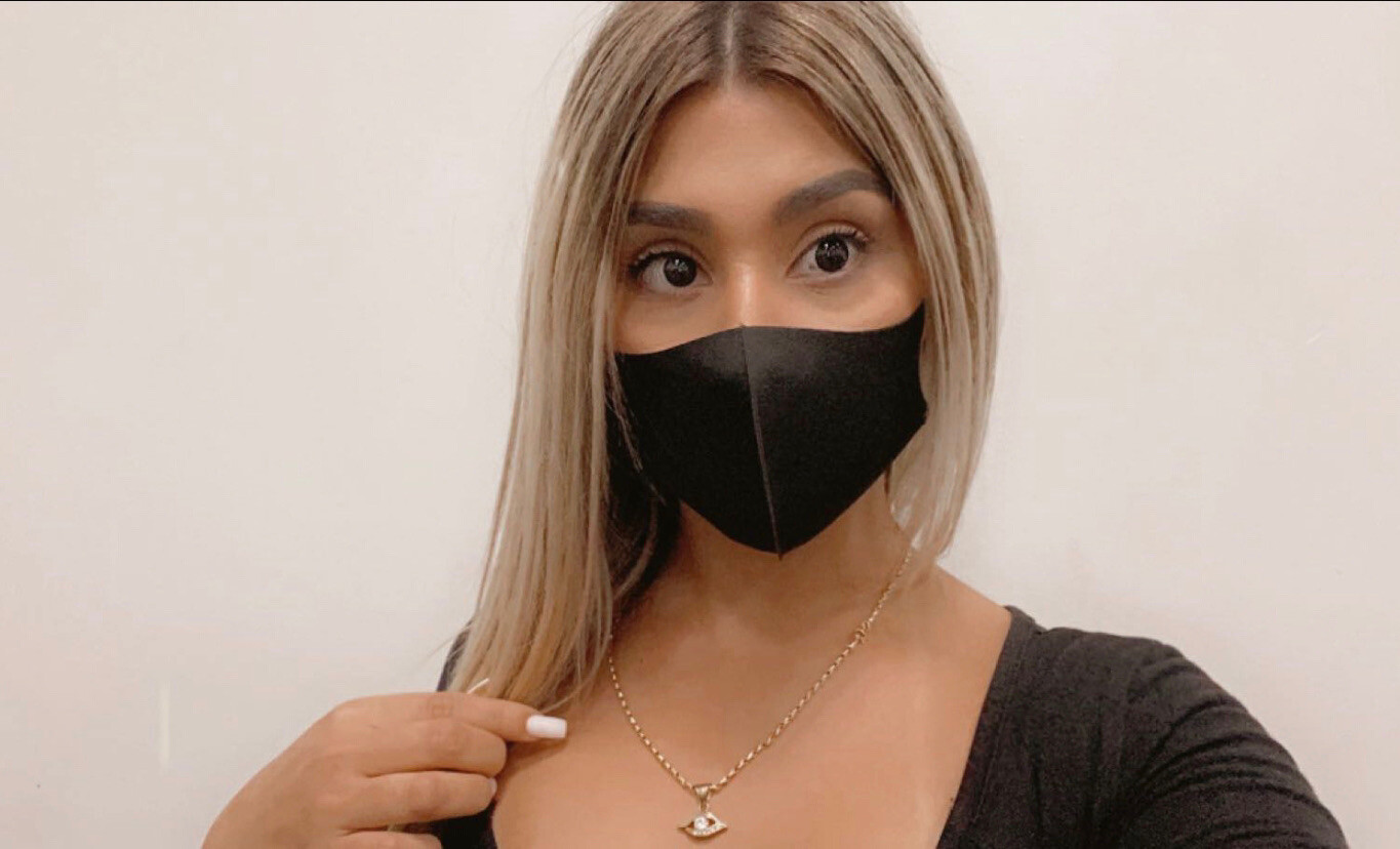 (Pack of 2) Face Mask Fashion Face Mask Washable Reusable Unisex Adult Black