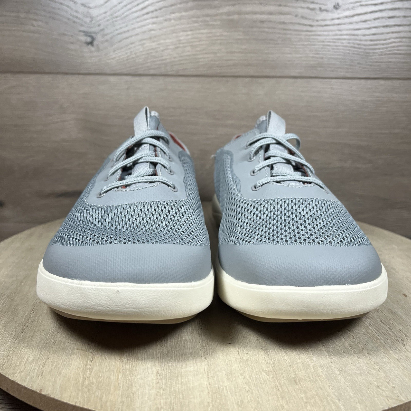 OluKai Moku Pae Shoes Gray Mesh Slip On Casual Mens Size 10 GREAT SHAPE