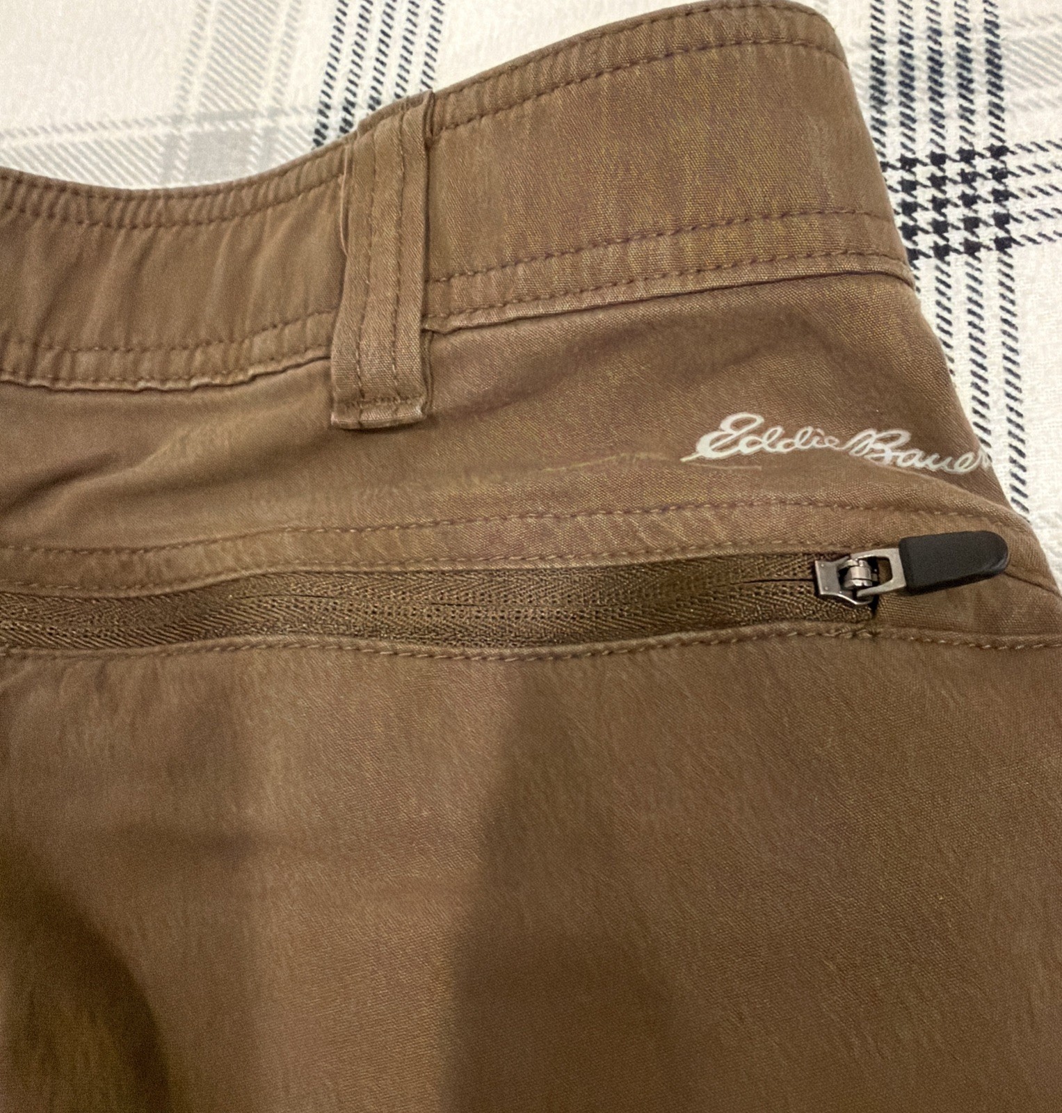 Eddie Bauer First Ascent Pants Men 36×30 Brown Guides Day Off Tactical Hiking