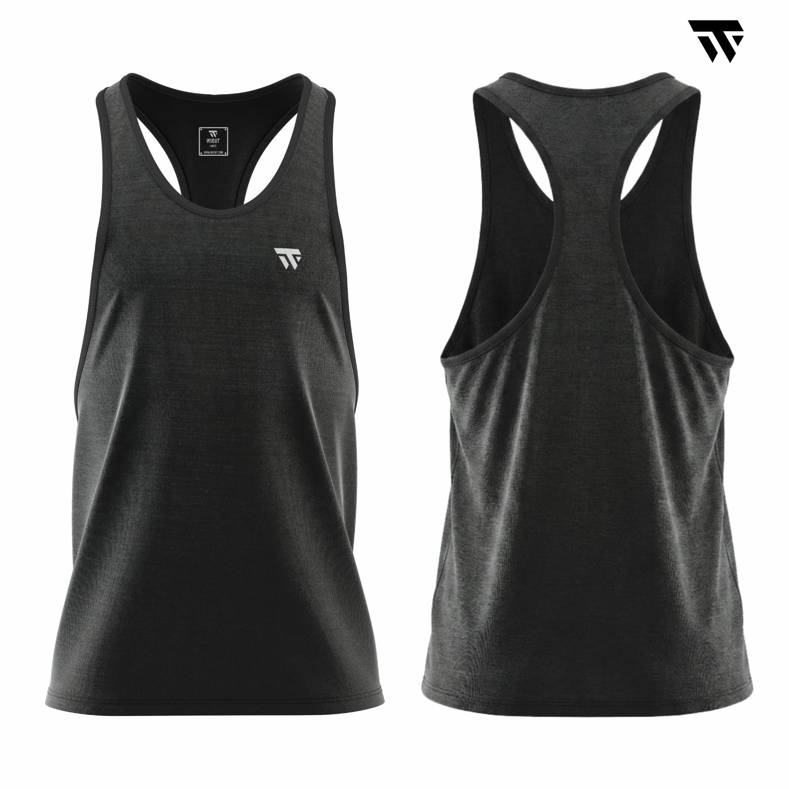 Men’s Gym Stringer Vest Tank Top Bodybuilding Muscle Workout Training Maroon