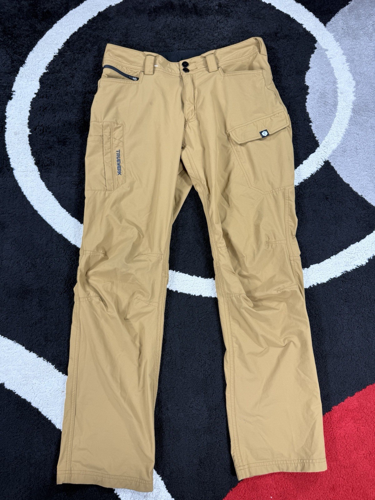 Truewerk Pants Mens 34×32 T2 Werkpant Brown Cargo Utility Pockets Workwear