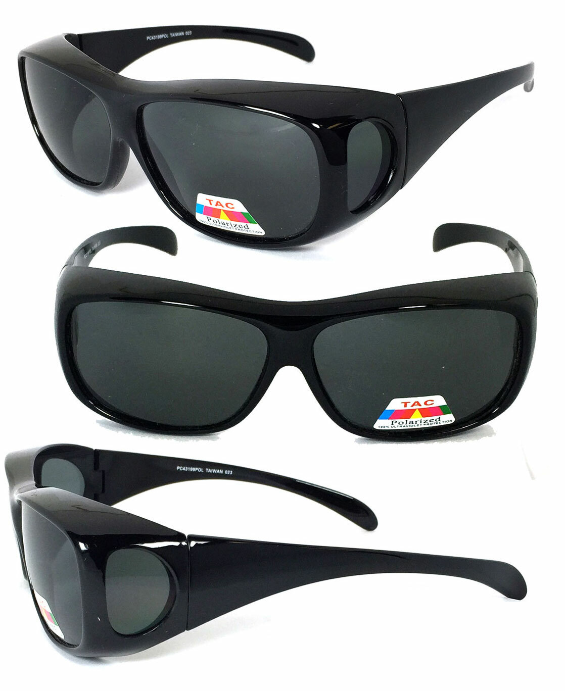 Medium Sunglasses OVER Prescription Glasses Fit Over POLARIZED Lens UV400