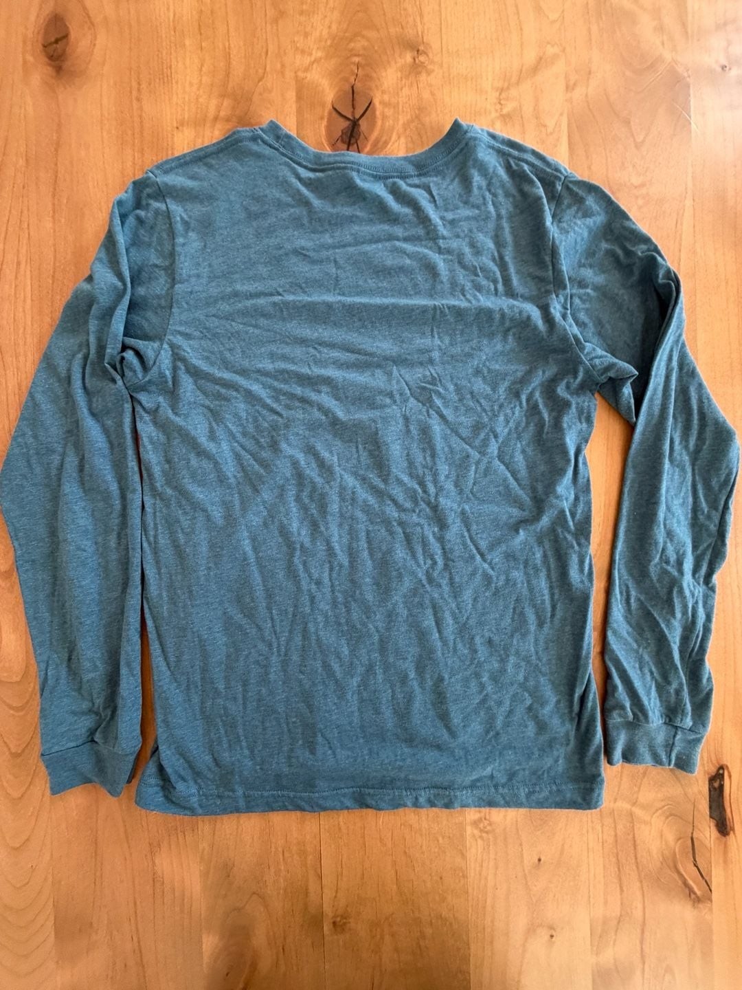 Bella+Canvas Coffee Lake Wine Repeat Long Sleeve Shirt Size M