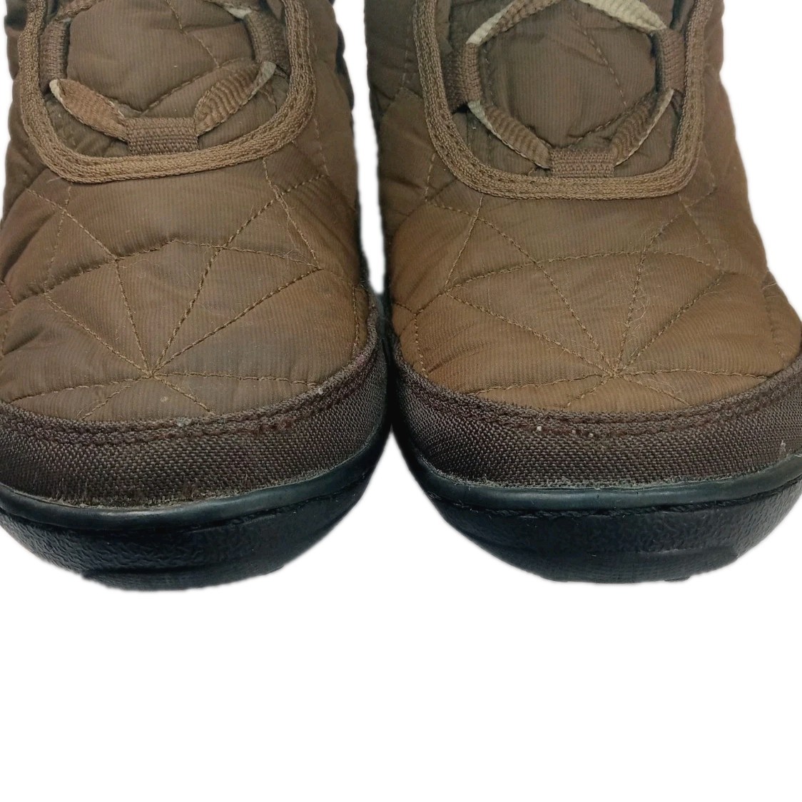 Columbia Women’s Minx Mid II Omni-Heat Tweed Boots Size 10.5 Faux-Fur Collar