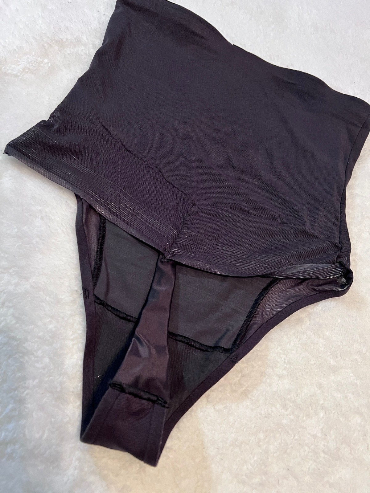 SlimShaper By Miracle Brands SZ XL High-Waist Black Shapewear Bodysuit