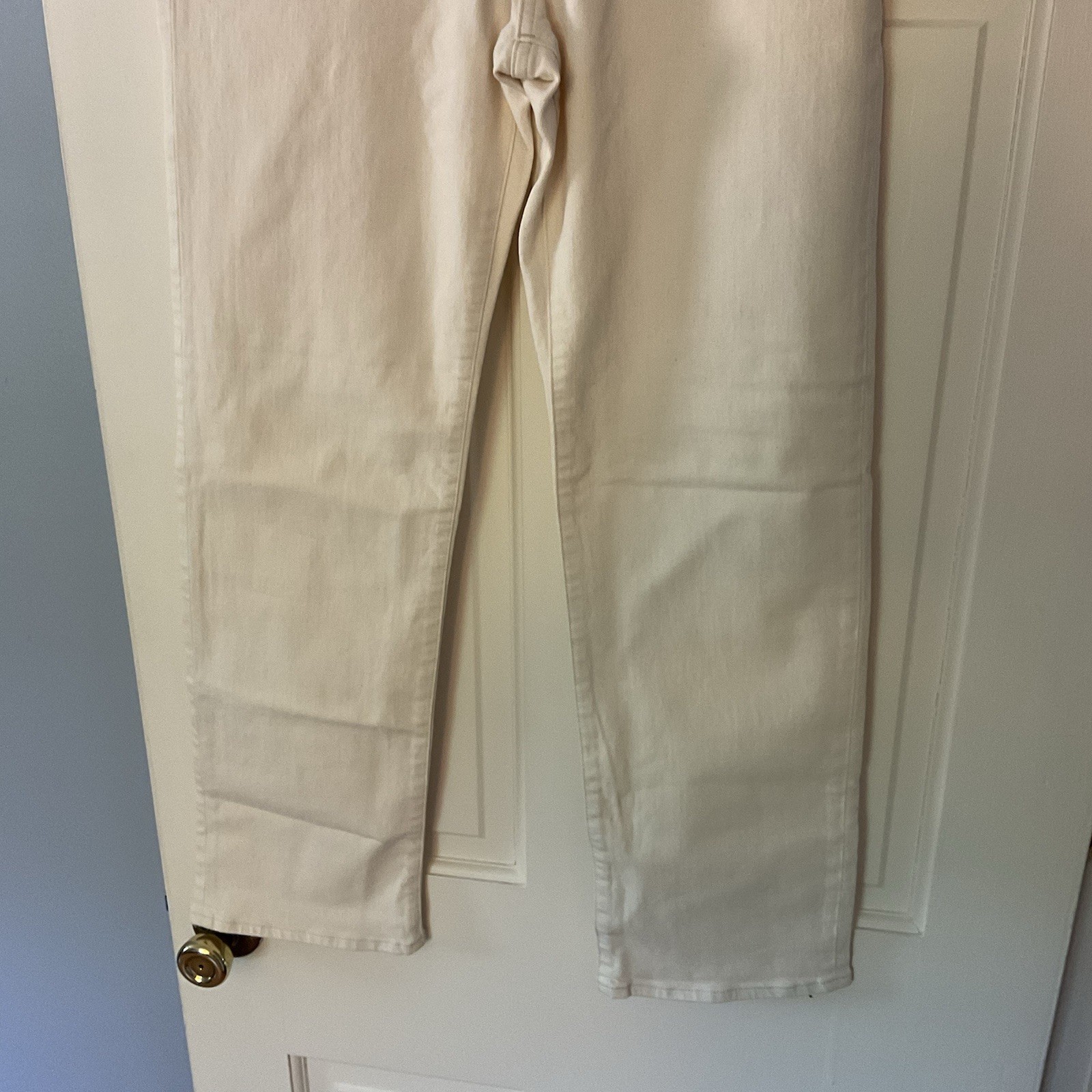 Madewell The Longline Straight Jean Vintage Canvas Ivory 29 NEW Capsule Wardrobe