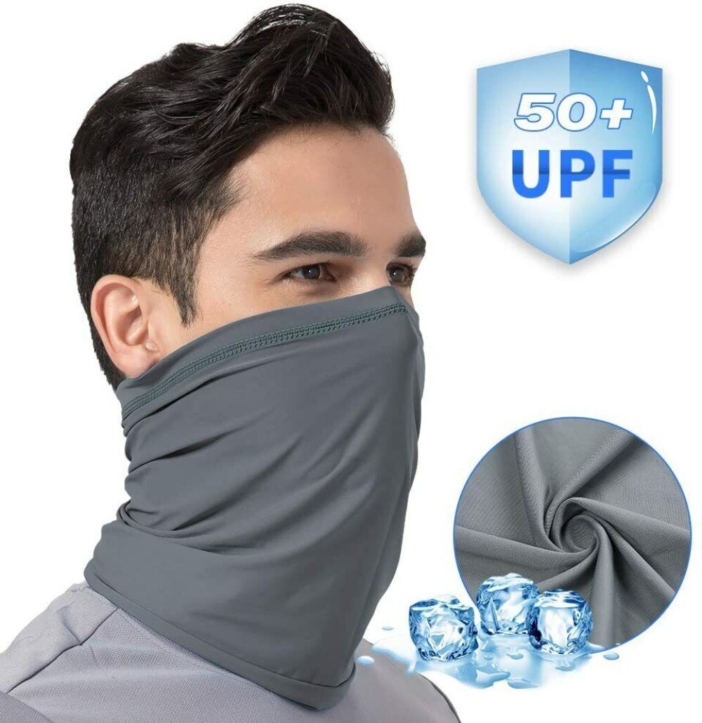 UV Protection Cooling Neck Gaiter Face Mask Scarf Men Women Neck Cover Bandana