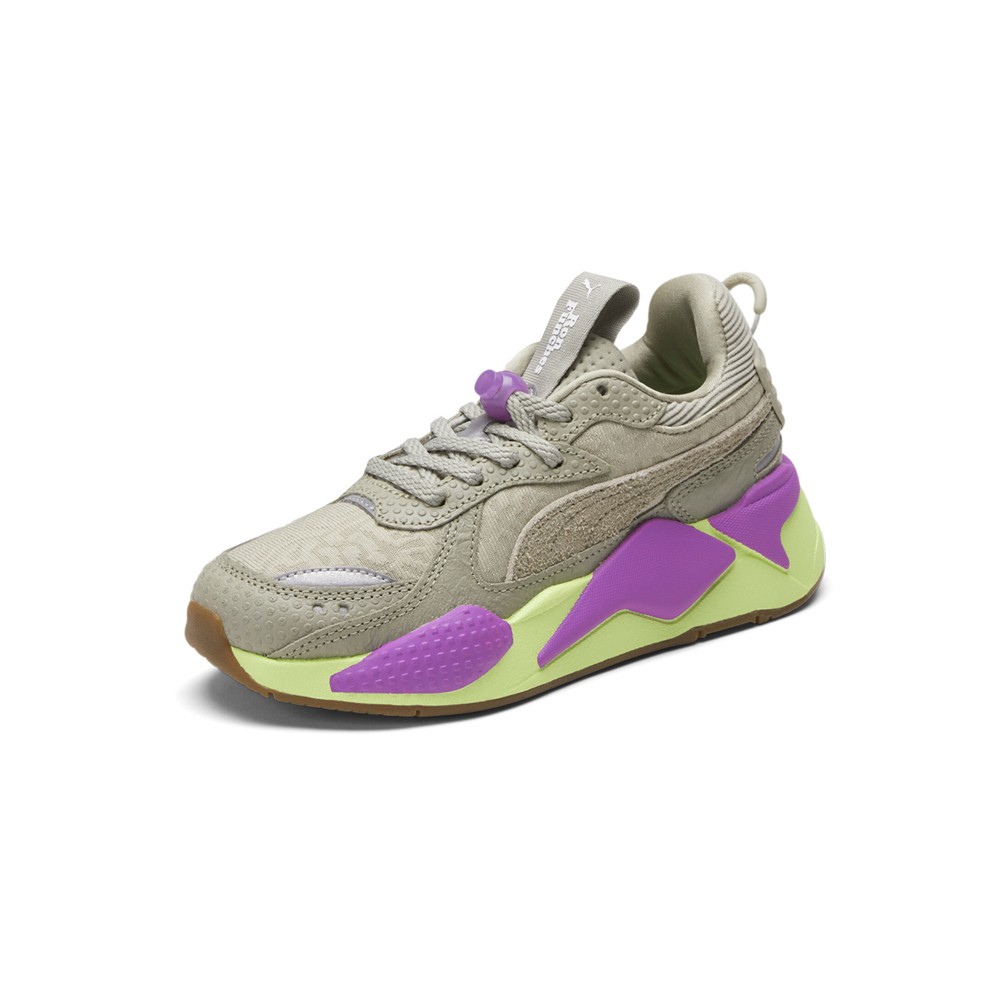 PUMA RsX X Ron Funches Lace Up Youth Girls Beige Sneakers Casual Shoes 38947301
