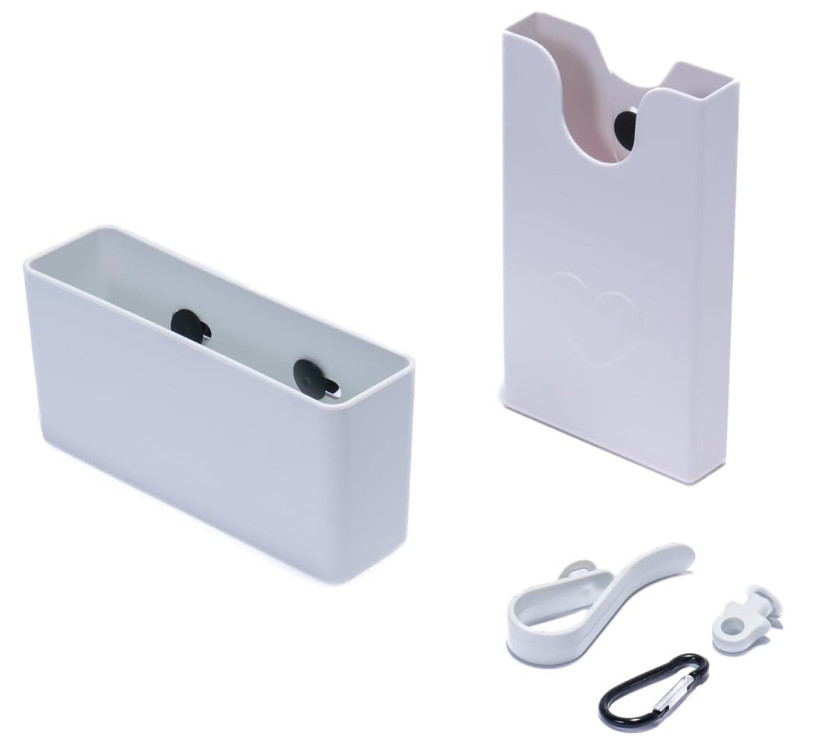 5 PCS Organizer Holder for Bogg Bag – Accessories, Phone Holder, White