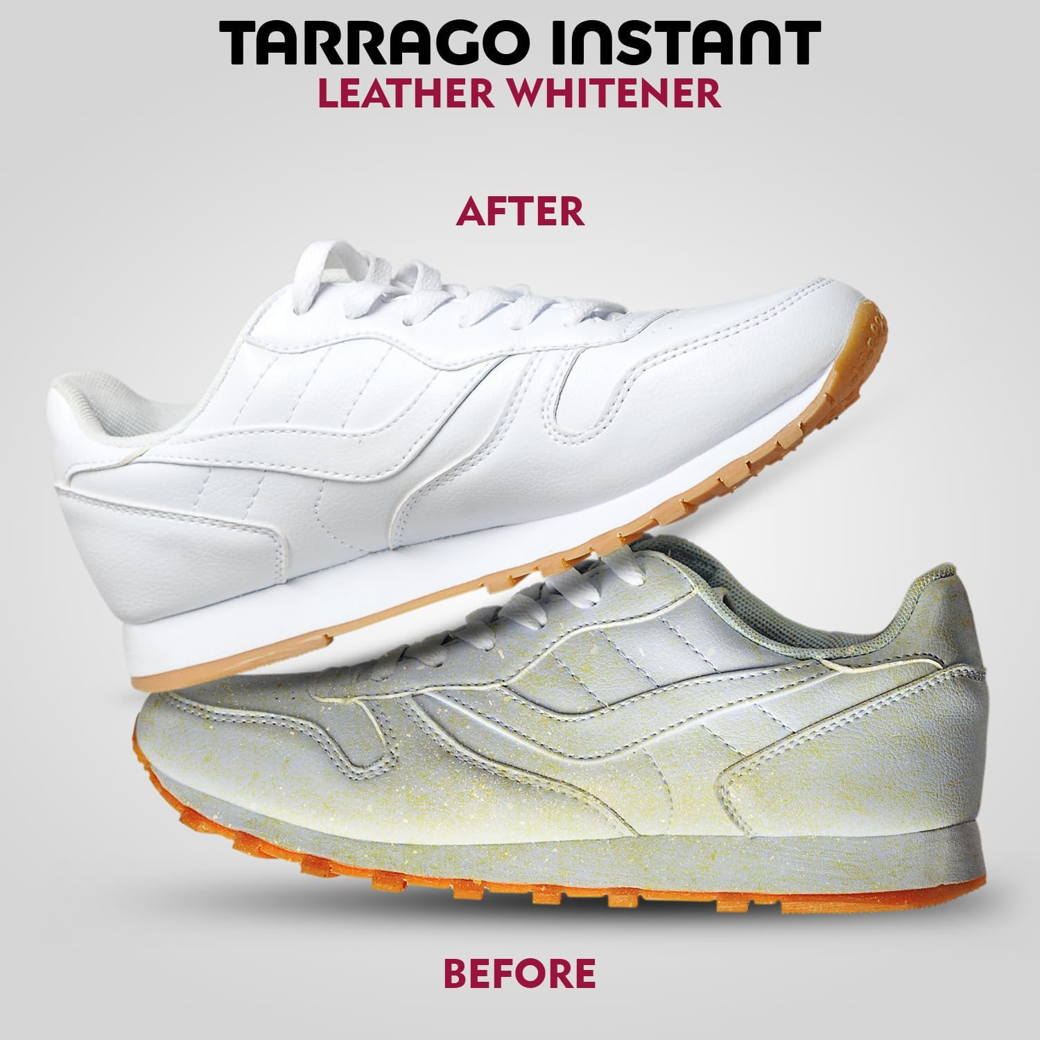 Tarrago Super White Shoe Whitener Instant Cleaner for Sneakers, 75Ml