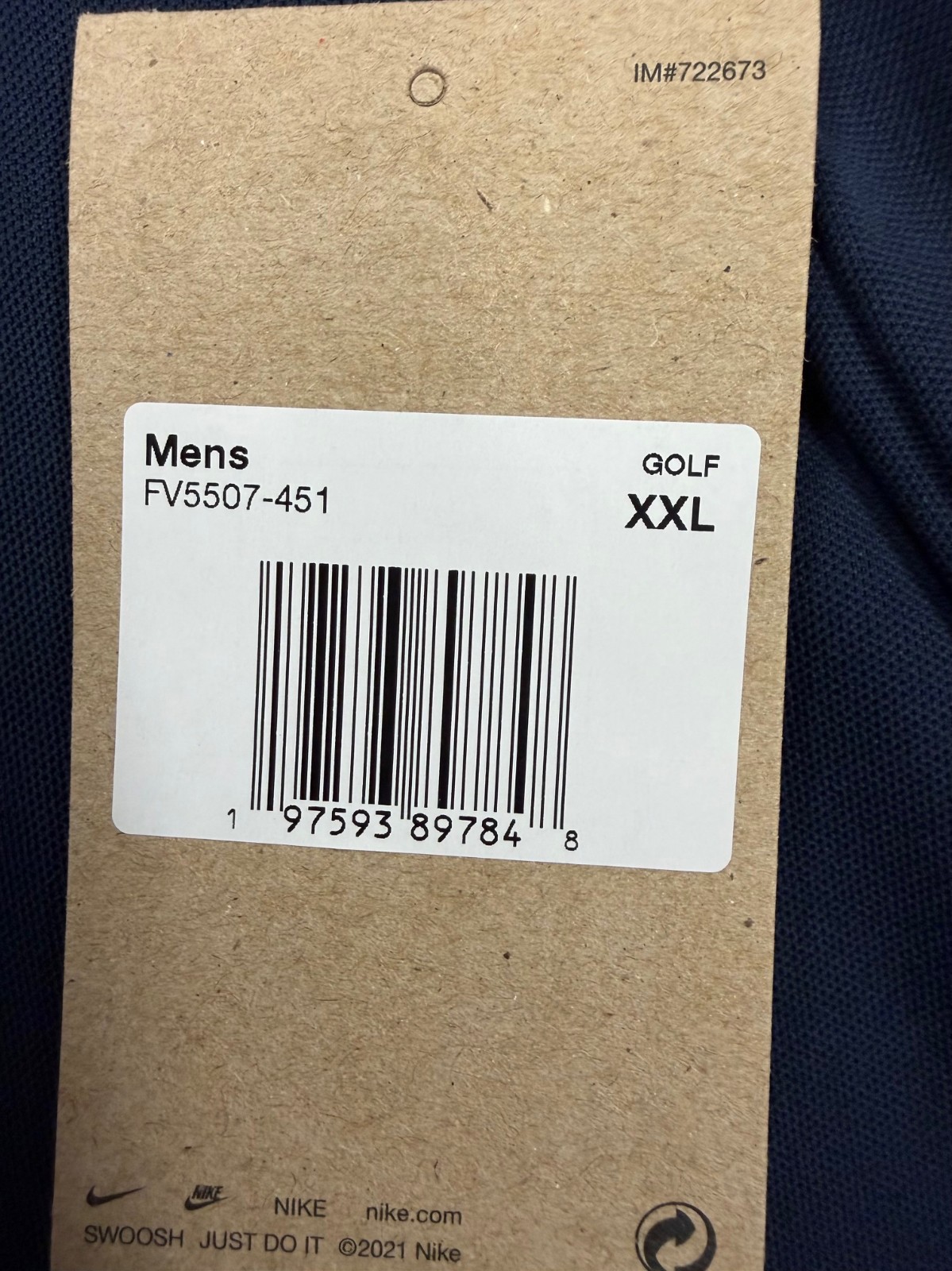 Nike Dri-FIT Micro Pique 2.0 Navy Polo multiple sizes available