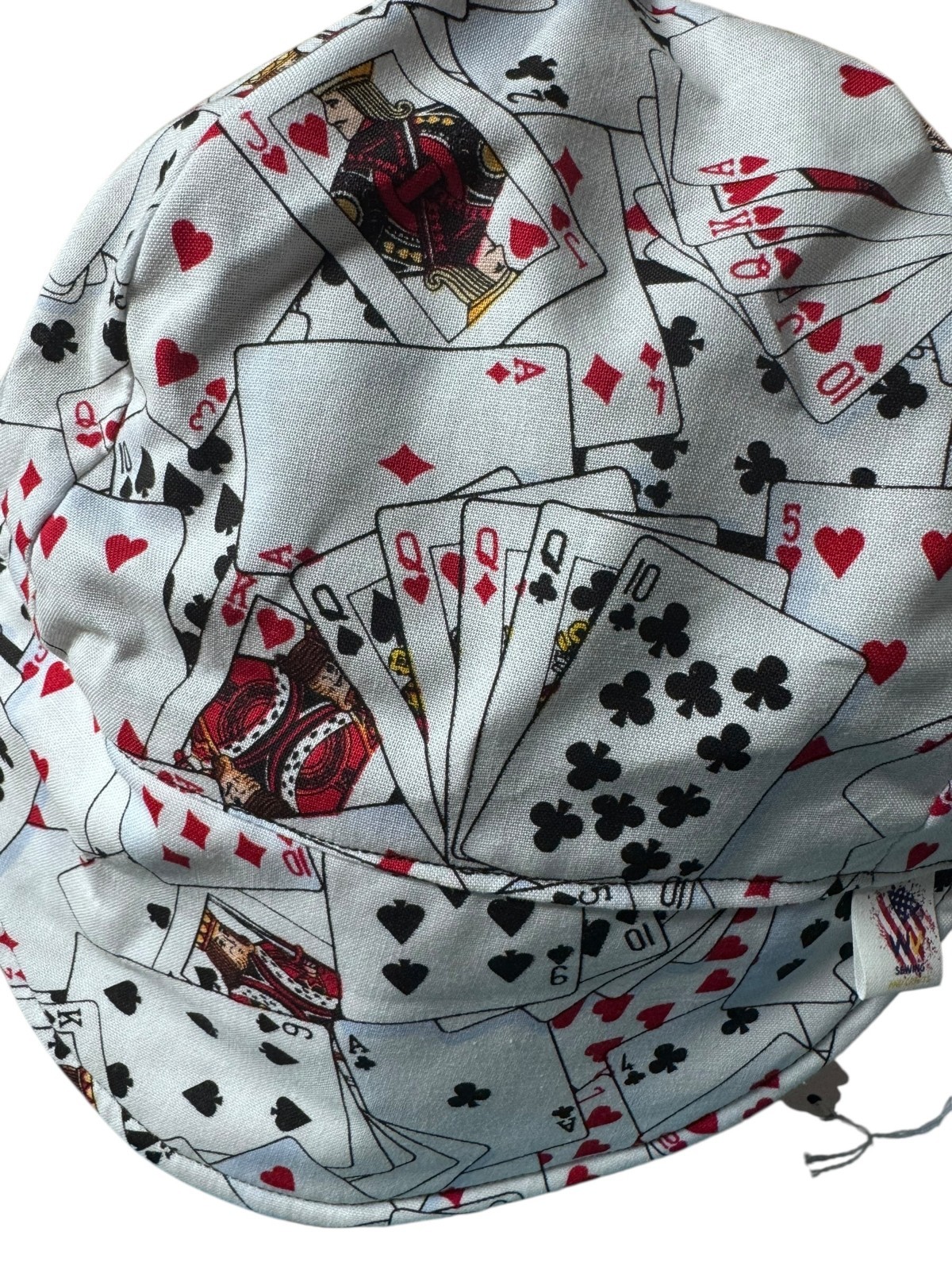 Deck of Cards Handmade 100% Cotton Welding Cap