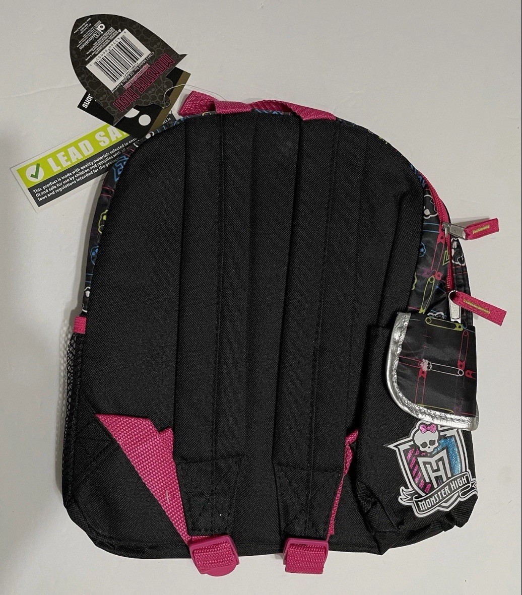Monster High Small Backpack 12″ x 10″ ,New With Tag！