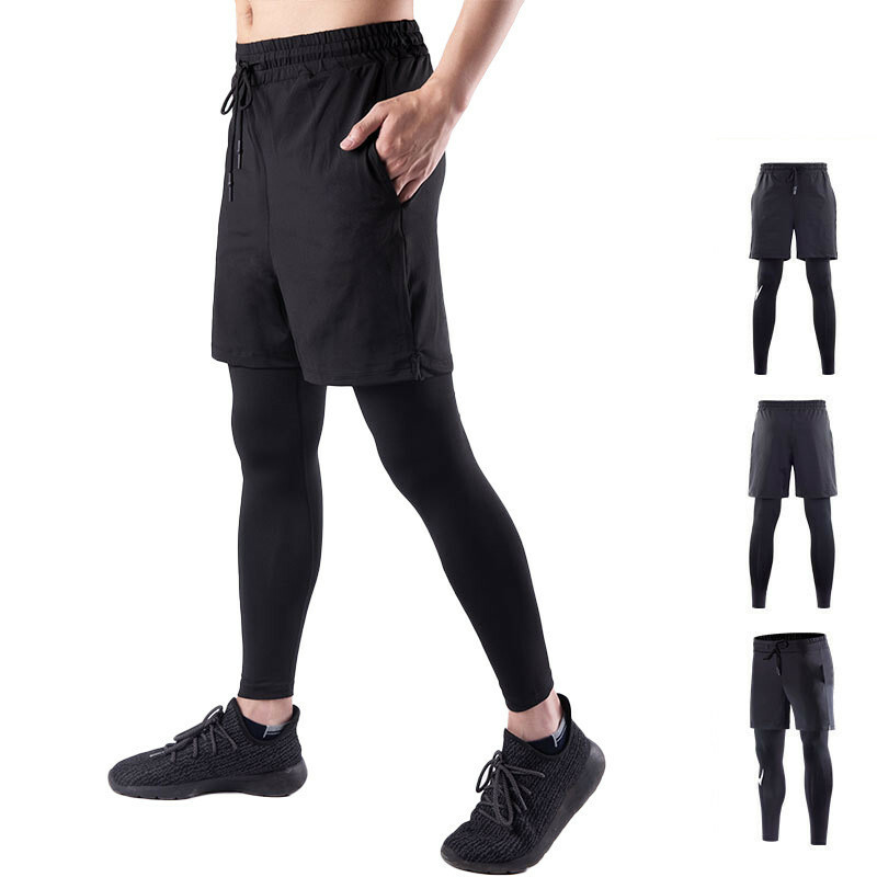 Big Size Men’s Compression Running Pants Sportswear Fitness Gym Trousers S-7XL