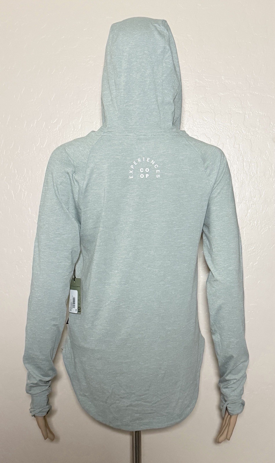 REI Co-op Womens Small Sahara Shade Hoodie Sea Olive Green Hike Active Top