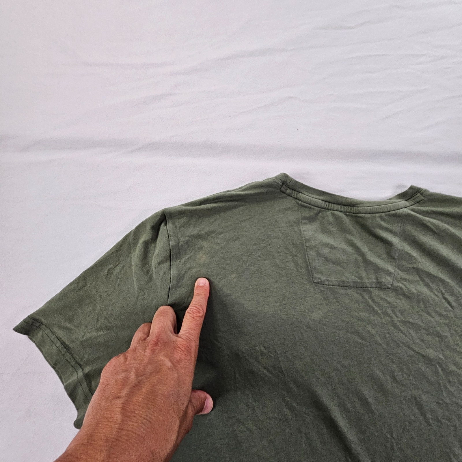 Nautica Green Short Sleeve Cotton Blend Performance T-SHirt Men’s L