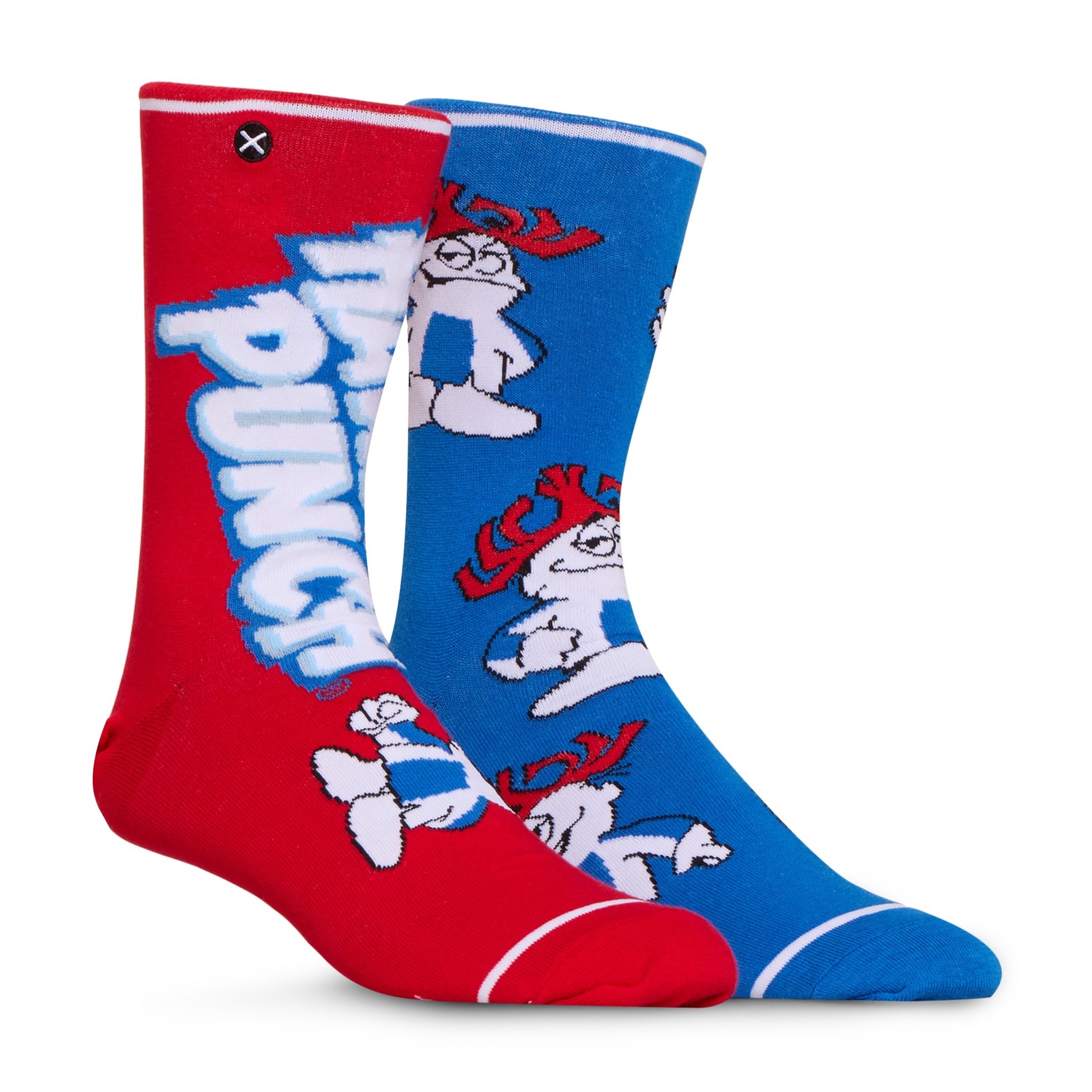 Odd Sox Haw-Blue Funny Novelty Socks Adult Large