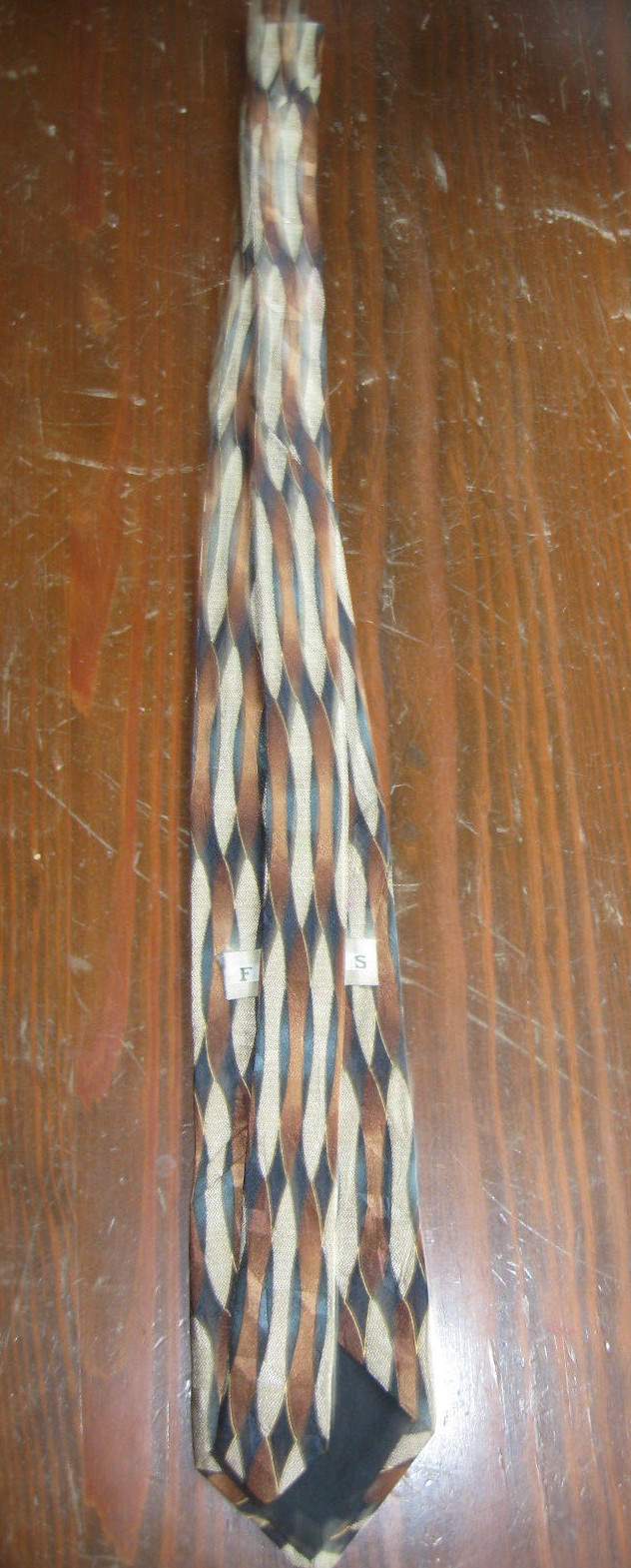 NEW!!! Geometric Classic (57 in.-60 in.) Necktie by Facets
