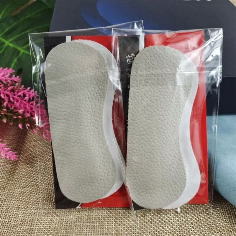 1 Pair Cow Leather Heel Grips Thickened Anti-Abrasion Heel Cushioned Insole heel