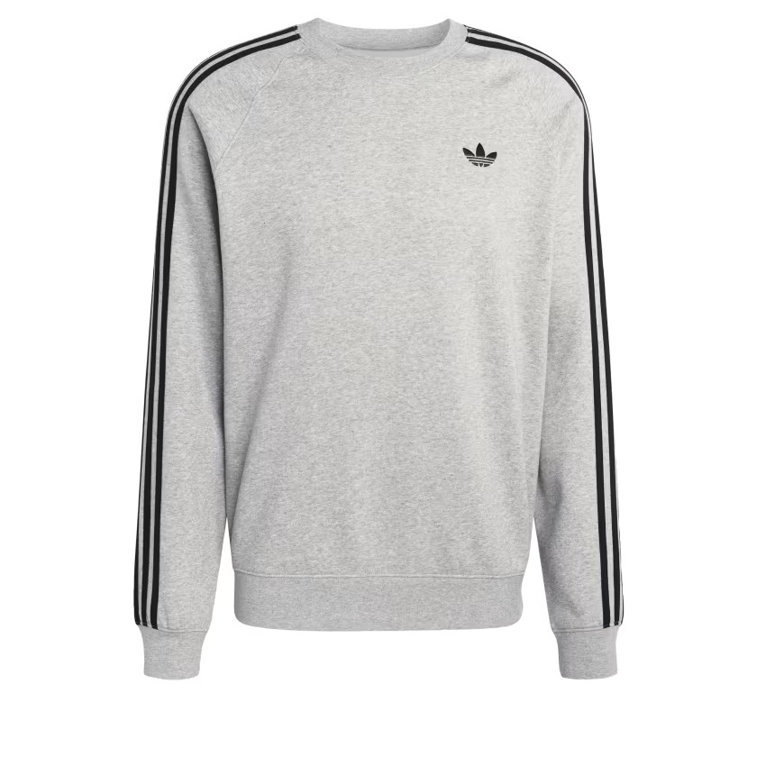 adidas men 3-STRIPES CREW Sweatshirt