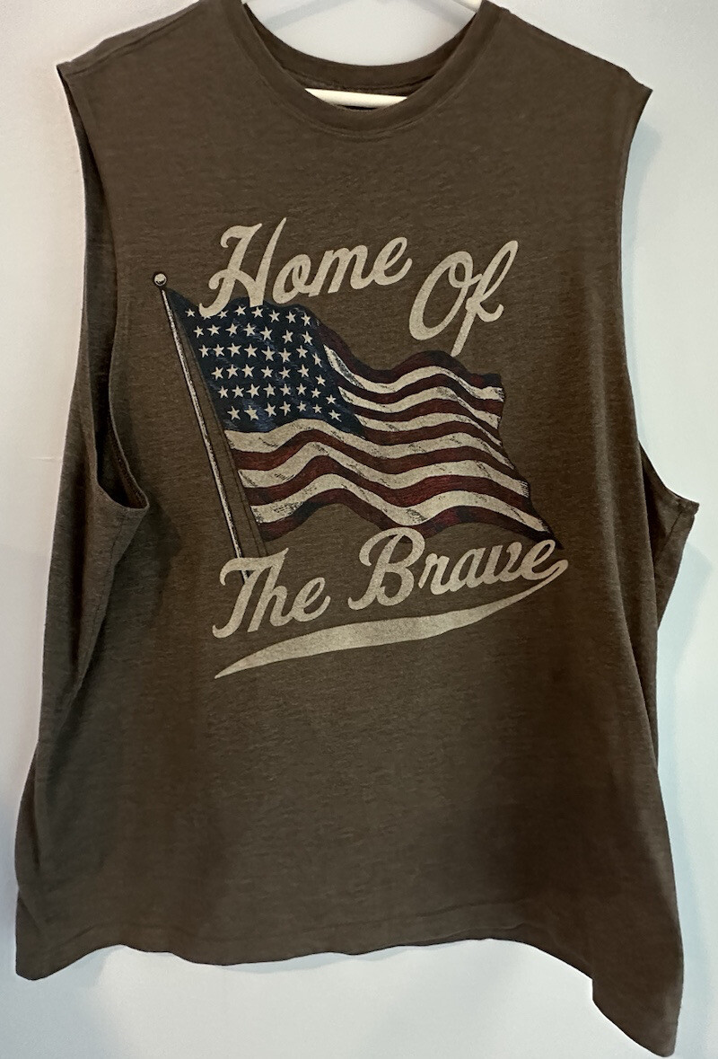 Home Of The Brave Sleeveless Size XL Shirt