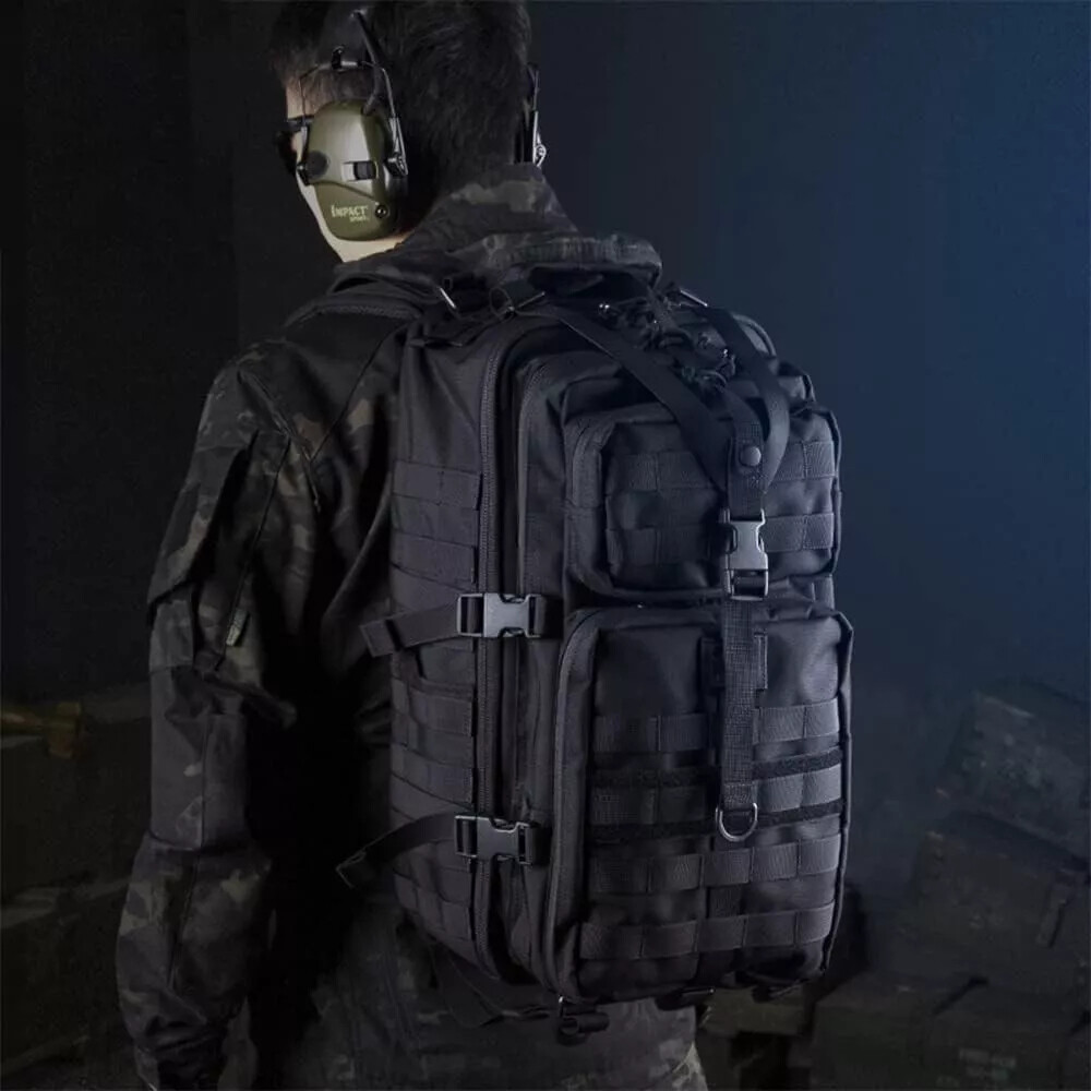30L Military Tactical Backpack Rucksack Camping Hiking Shoulder Bag Travel