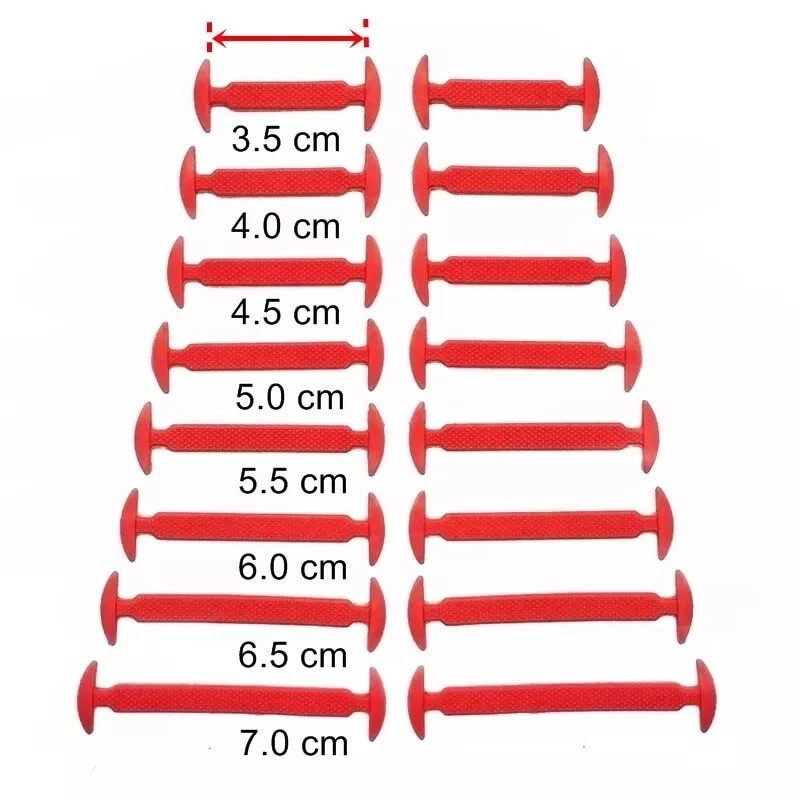 16-Pcs Elastic Silicone Shoe Laces Lazy No Tie Shoelaces For Men Women USA