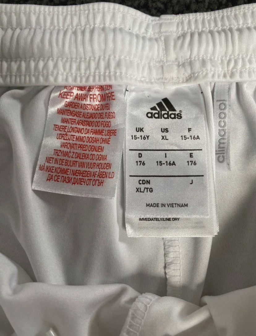 Original Adidas Germany National Team Soccer Shorts White ClimaCool