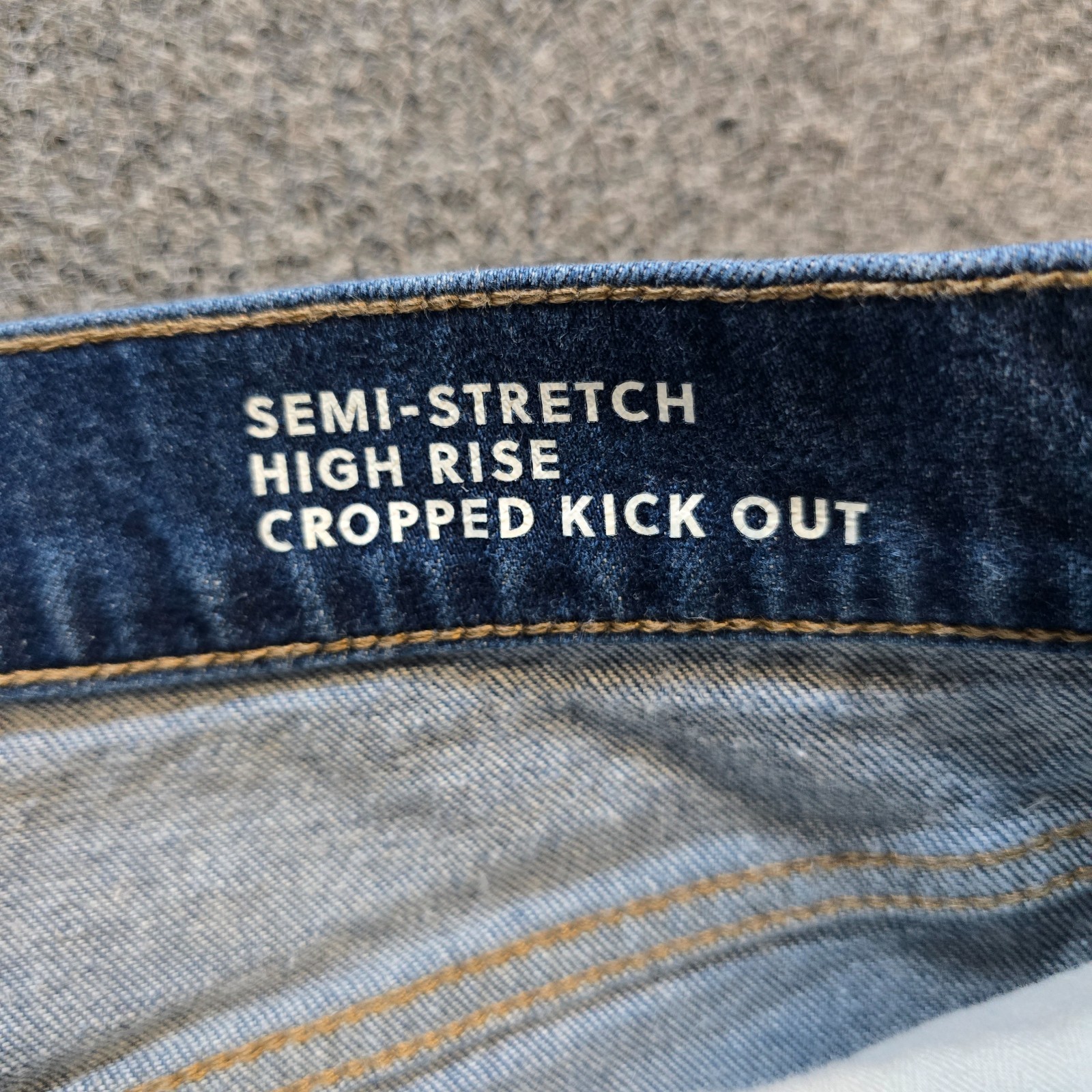 J Crew Jeans Womens 27 Blue High Rise Cropped Kick Out Stretch Capsule Casual