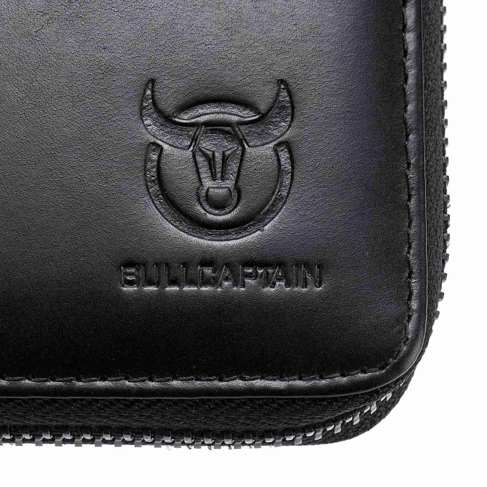 2X Leather Men Wallet Card Pack Zipper Card Case Holder Credit Card Bag6038