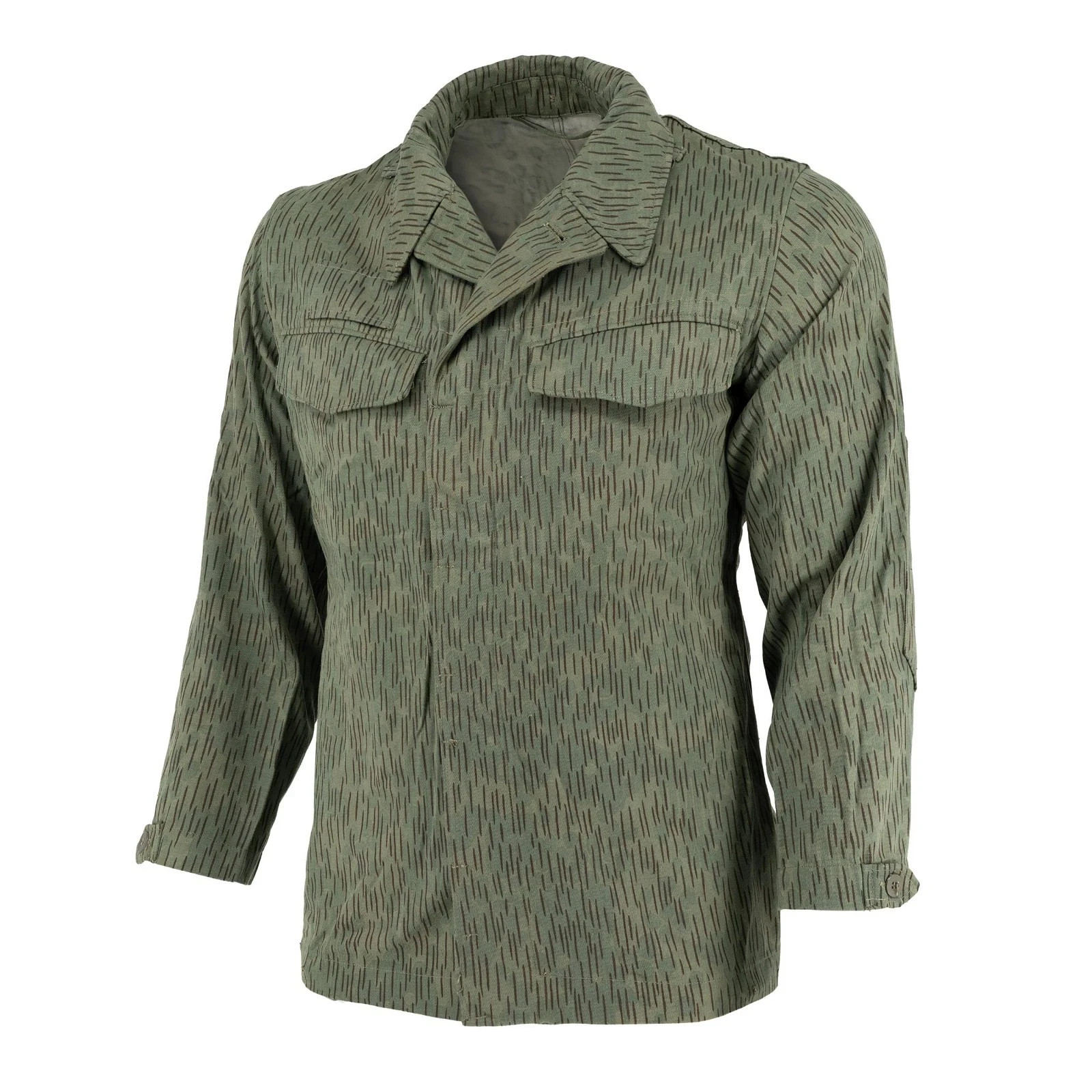 Authentic Czech M60 Combat Field Jacket Raindrop Camouflage Pattern Army Surplus