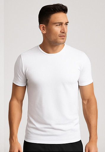 True Classic Men’s Crew Neck T-Shirts 6 Pack Combo Size L New No Tags
