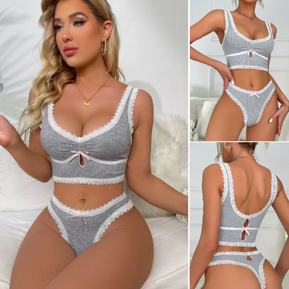 Women’s Sexy Lingerie Sleepwear Babydoll Underwear Lace Dress G-String Nightwear