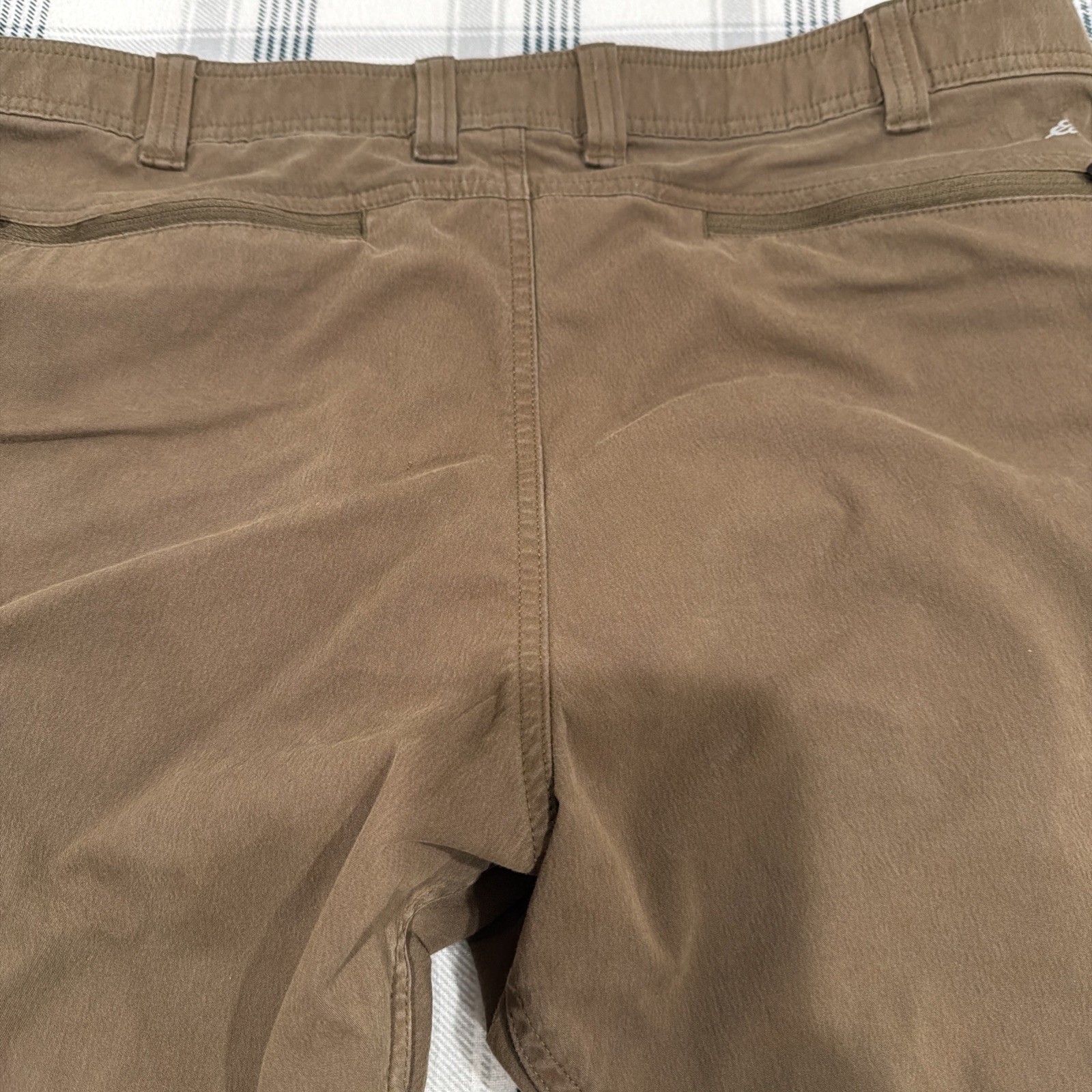 Eddie Bauer First Ascent Pants Men 36×30 Brown Guides Day Off Tactical Hiking