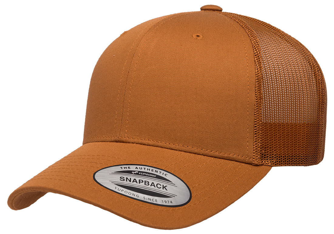 Yp Classics Retro Trucker Hat 6606 Blank Cap Snapback Hat Yupoong 6-Panel