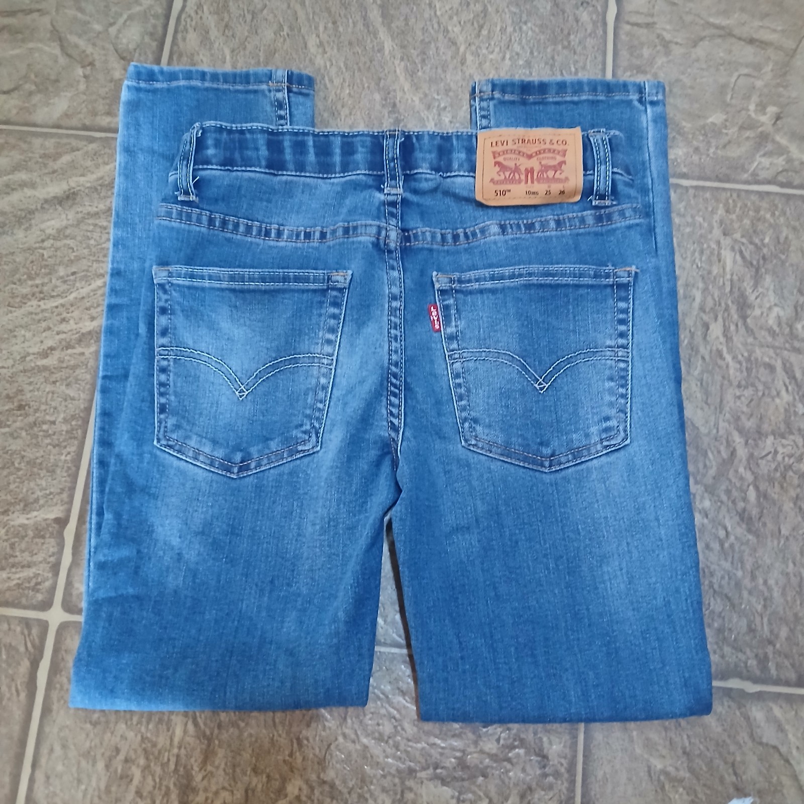 Levi’s 510 25×26 (10 Reg ) Slim Fit Zip Fly & Button Closure Denim Jeans Casual