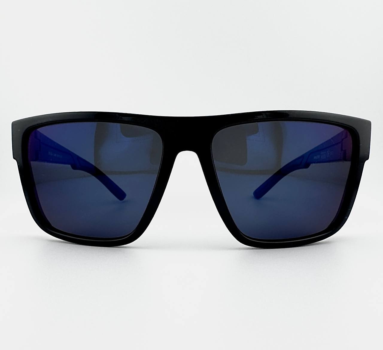 MATRIX MX064 Polarized Sunglasses Men Women Glossy Black Shield UV400 Driving