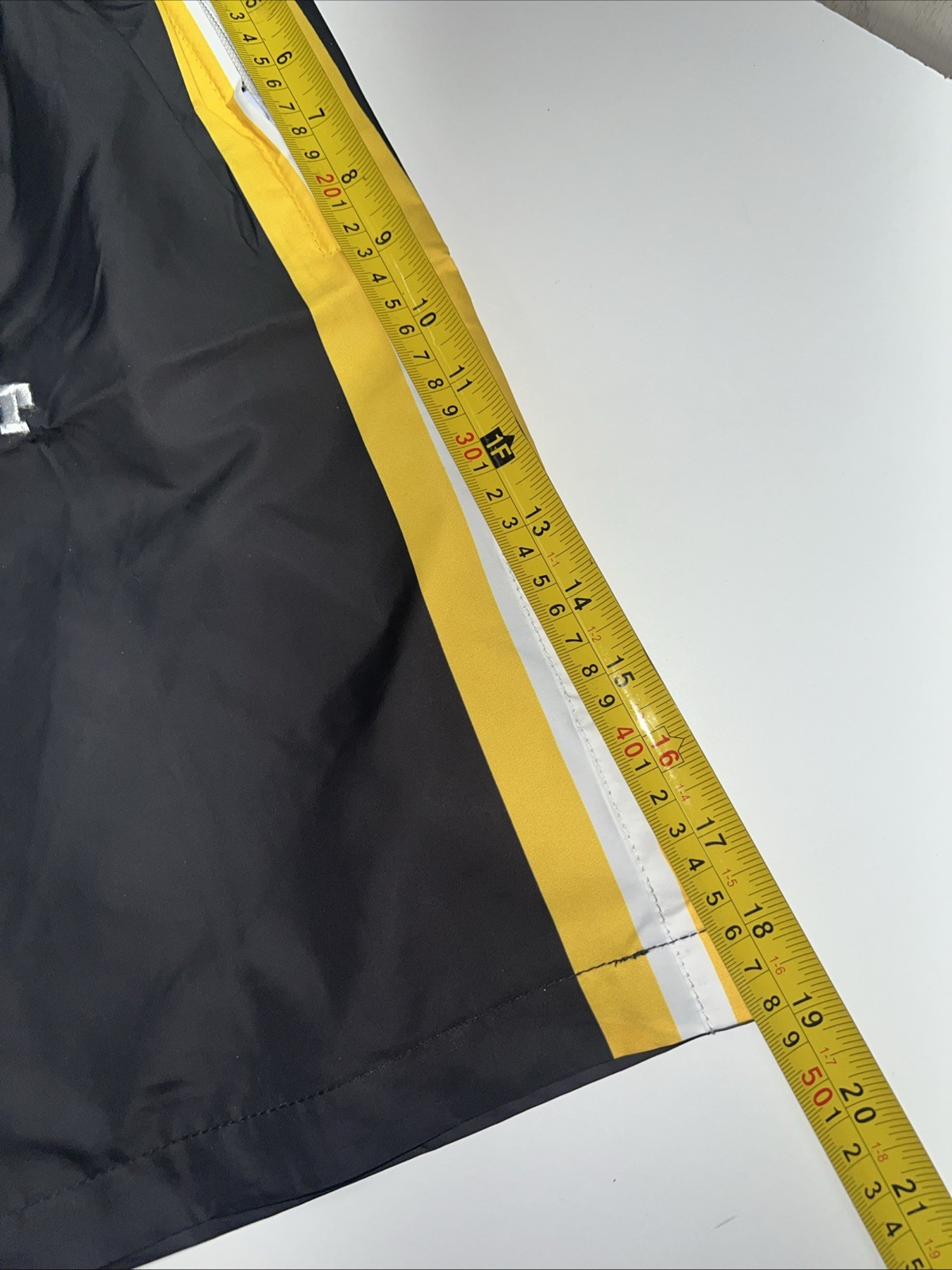 Sneak Gallery “Goat” Windbreaker/Short Set Size XL NWT Black Yellow White