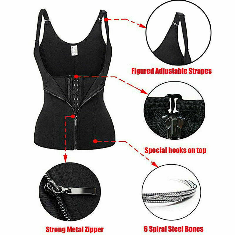 Fajas Reductoras Abdomen Para Sudar Y Perder Peso Rapido Talla Para Mujer Shaper