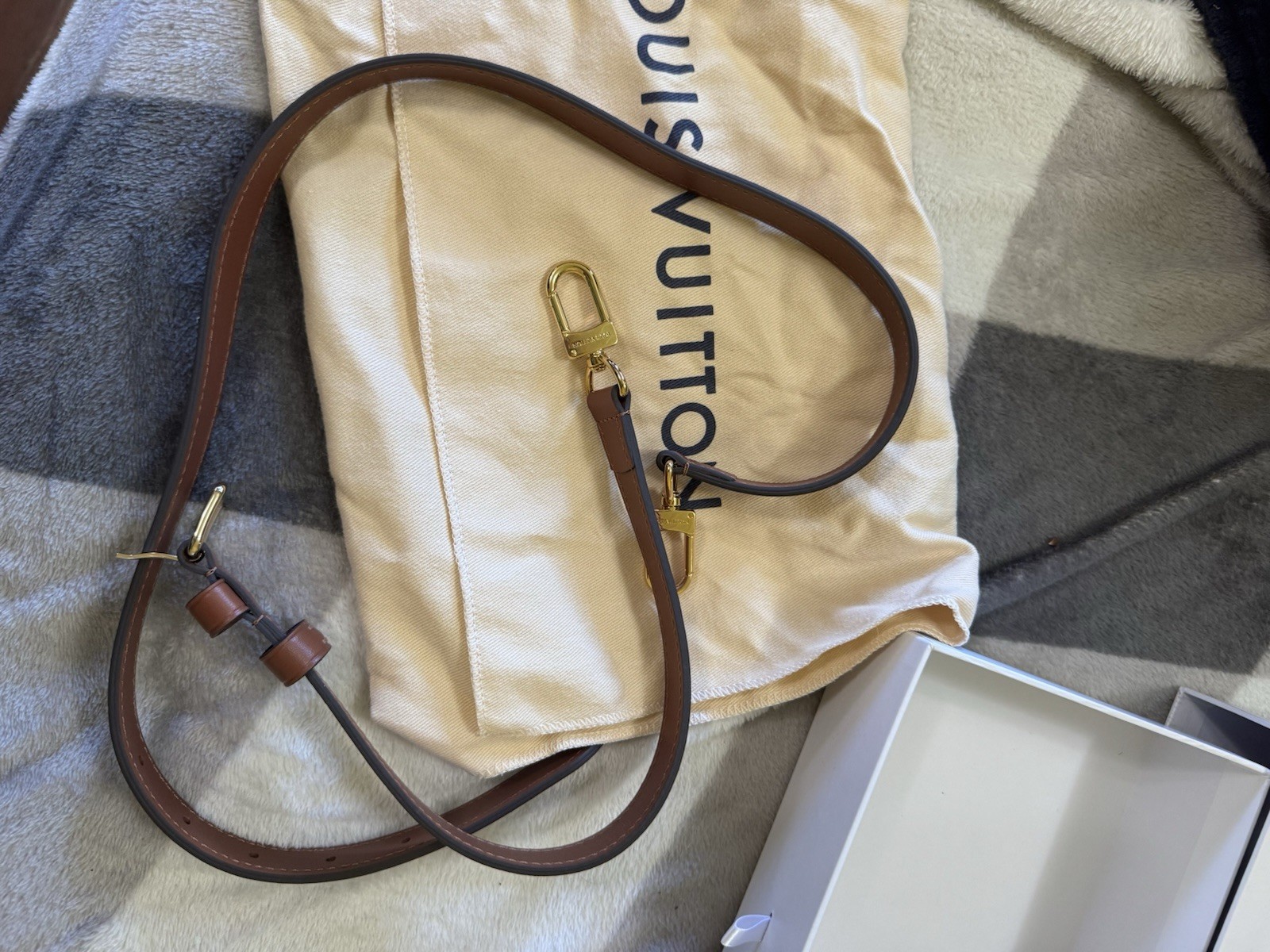 Louis Vuitton Adjustable Replacement Shoulder Or Crossbody Strap Caramel